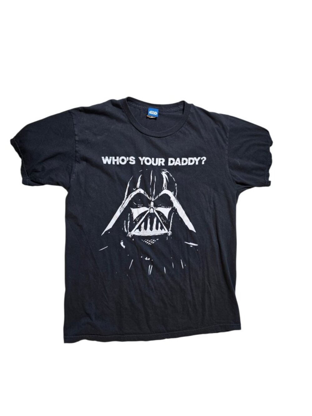 Star Wars Darth Vader Who's Your Daddy Black Graphic T Shirt Mens M